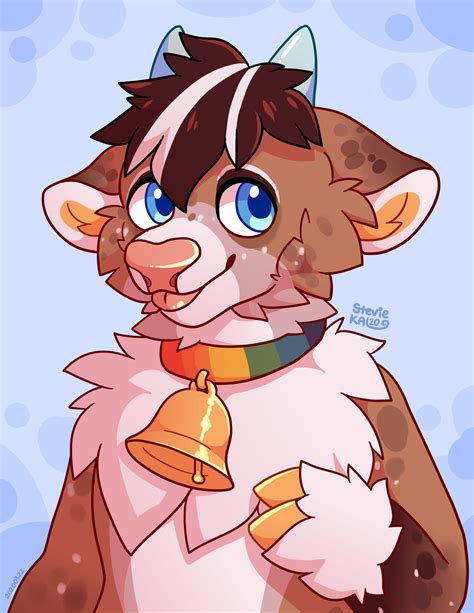Fluffy Cow Art By Me R Furry