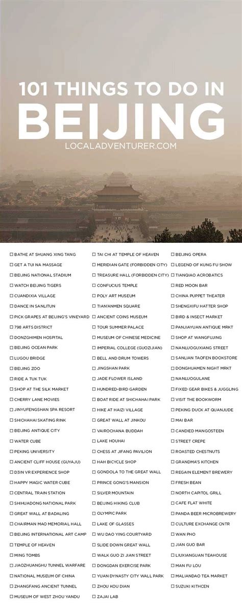 The Ultimate Beijing Bucket List 101 Things To Do In Beijing China