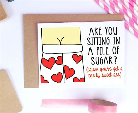 Sexy Card Funny Valentines Day Card Naughty Card Funny