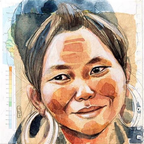 Black Hmong Lady Met In A Village Close To Sapa Vietnam Sapa Vietnam Drawing Sketches