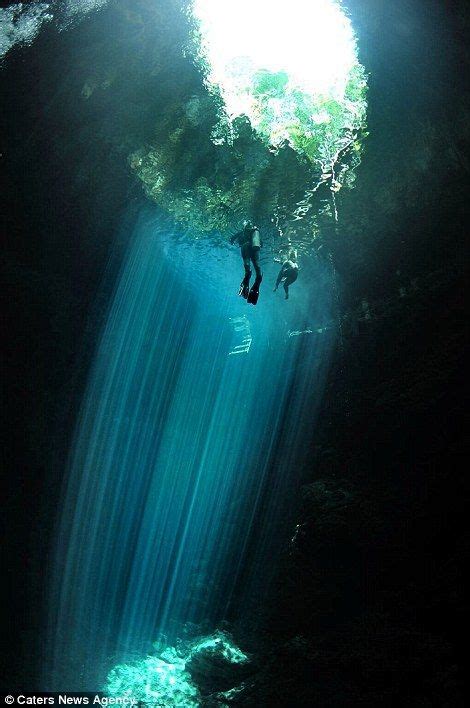 Scuba Diver Captures Incredible Pictures Of An Ancient Mayan Sinkhole