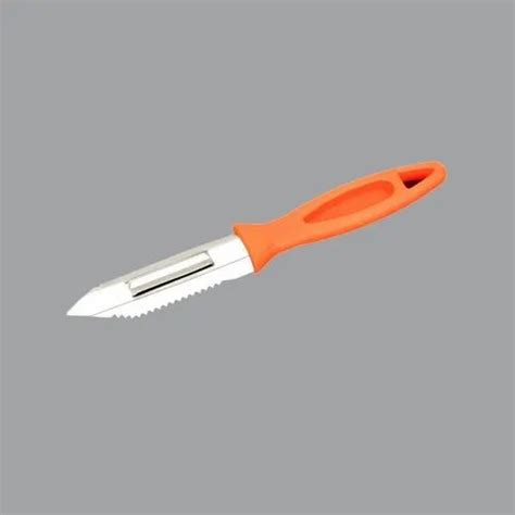 Orange Handle Plastic Handle Potato Peeler Knife For Kitchen 304 At