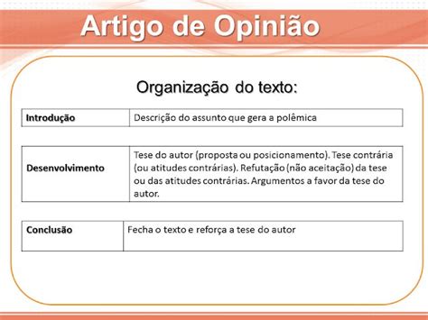 An Orange And White Background With The Words Organiza Do Texto