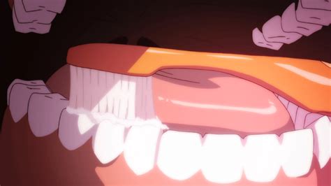 Anime Toothbrush The Toothbrush Floor Scrubbing Trope As Used In