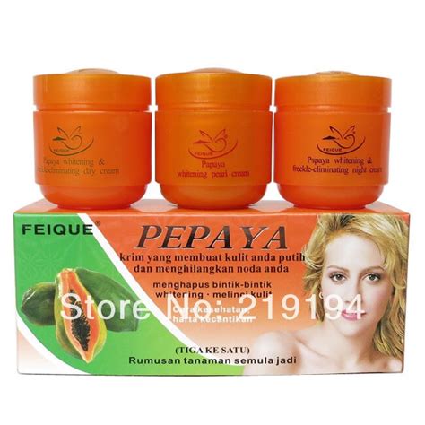 Papaya Whitening Cream For Face Skin Care Natural Botanical Formula 3