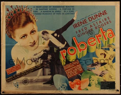 5p0320 Roberta 12sh 1935 Irene Dunne Fred Astaire