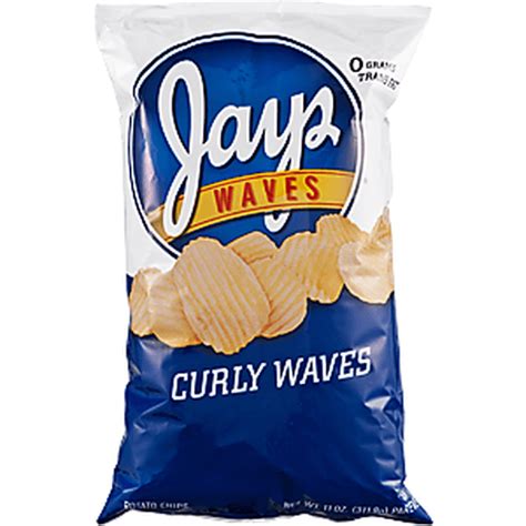 Jays Waves Curly Waves Potato Chips Potato Jacks Fresh Market