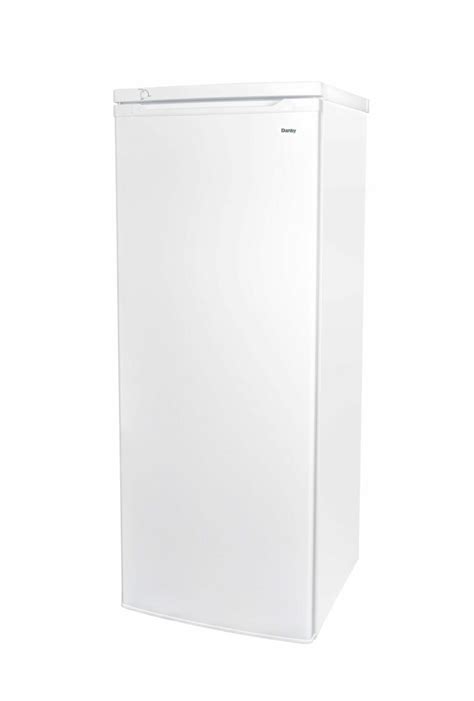 danby 6 0 cu ft upright freezer in white dufm060b1wdb danby usa