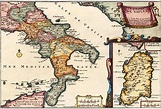 Naples & Sardinia, 1701 | Map, Old maps, Cartography