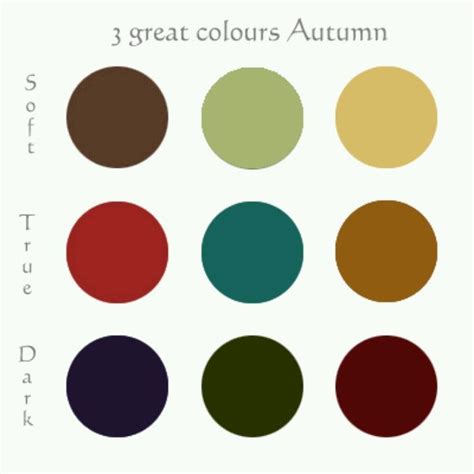 autumn comparison | Dark autumn, Deep autumn color palette, Soft autumn palette