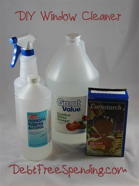 Pace yourself to avoid drips and evaporation, spray windex ® glass cleaner on large windows in sections, wiping away the cleaning solution before moving on to the next portion. DIY Window Cleaner - Debt Free Spending