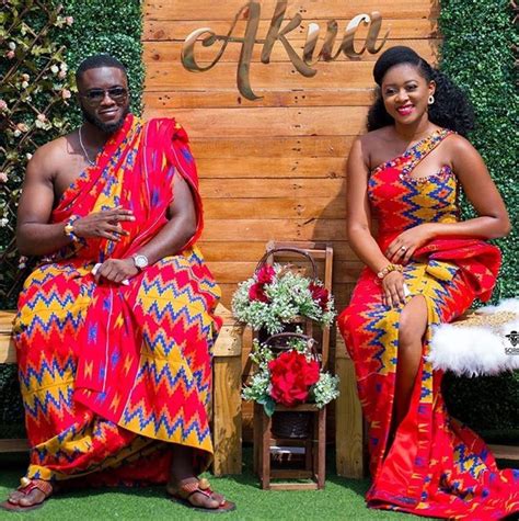 14 Gorgeous Kente Styles For Couples The Glossychic Kente Styles African Traditional