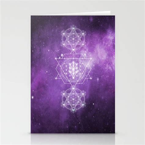 Sacred Geometry We Are Stardust Stationery Cards By Lucia Society6