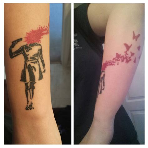 My Banksy Tattoo Done By James Virginia Beach Ink Tattoos