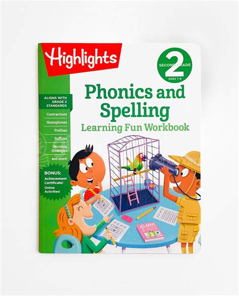Highlights Second Grade Phonics And Spelling Giving Tree Books