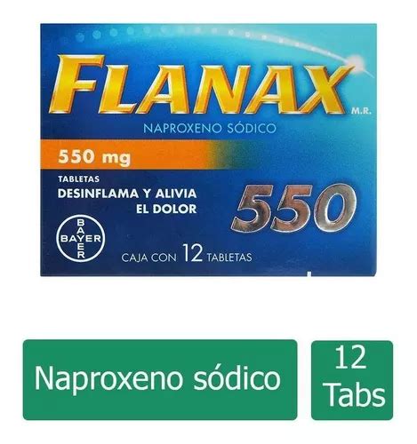 Flanax 550 550 Mg Caja Con 12 Tabletas En Venta En Miguel Hidalgo