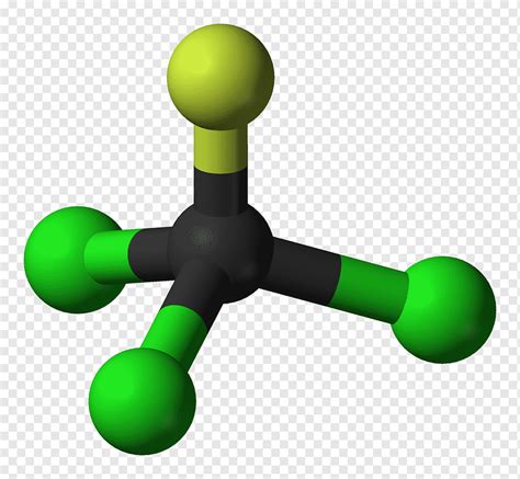 Molécula De Clorofluorocarbono Triclorofluorometano Freón Bupropión