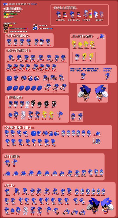 Sonic Sprites Nb Recreation Uhd 4k Remastered By Becdoesda On