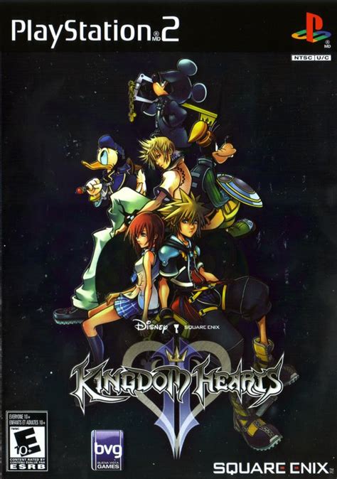 Kingdom Hearts Ii 2005 Playstation 2 Box Cover Art Mobygames