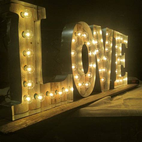 Handcrafted Light Up Love Sign Etsy Light Up Love Sign Light Up Signs Light Up Bar Sign