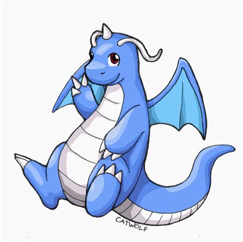 Blue Dragonite By Catwolf On Deviantart