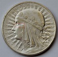 Poland 1933 10 Zlotych Silver, Queen Jadwiga
