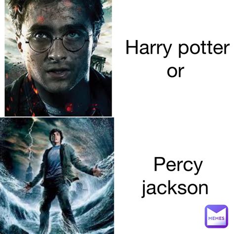 Harry Potter Or Percy Jackson Percypotter Memes
