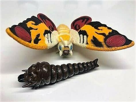 Godzilla Figure Set Mothra Larvae Pack Of Destruction Megalon Bandai