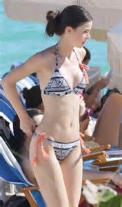 Lena Meyer Landrut Wearing Bikini On Vacation At A Beach In Miami
