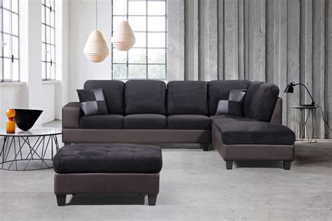 Designing a living room around this large, classic piece of furniture can take a variety of decorating paths. 3-Piece Modern Right Microfiber / Faux Leather Sectional ...