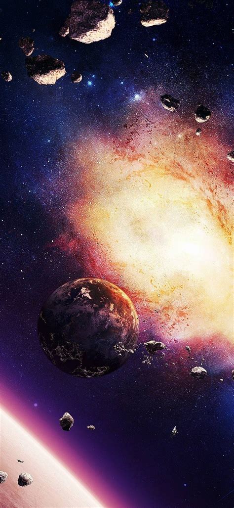 Space Planet Explosion 1080x2340