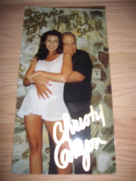 VINTAGE ADULT STAR Christy Canyon Sexy Signed 5x7 Photo Free Shipping