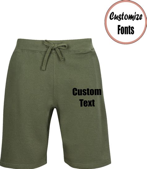 Custom Shorts Personalize Your Own Words Logo And Pictures Etsy