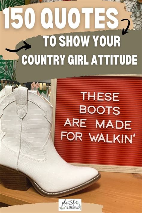 Country Girl Boots Quotes