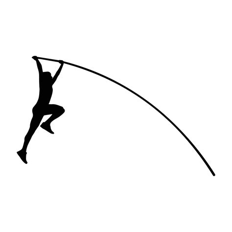 Silhouette Pole Vault 7944710 Vector Art At Vecteezy