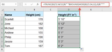 First of all just type the centimeter (cm) value in the text field of the conversion form to start converting cm to ft, then select the decimals value and finally hit convert button if auto calculation the decimals value is the number of digits to be calculated or rounded of the result of centimeter to feet conversion. How to convert cm or m to feet and inches in Excel?