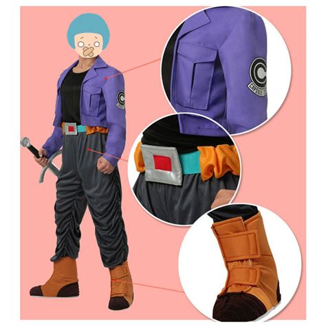 Adult Kids Dragon Ball Z Trunks Costume Cosplay New Ebay