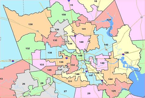 Harris County Voting Precinct Map Map Of Zip Codes