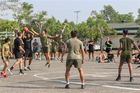 Philippines And Us Army Soldiers Play Basketball Article The United