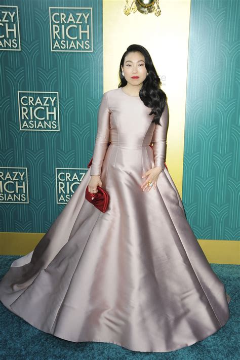 Awkwafina Crazy Rich Asians Premiere In LA CelebMafia