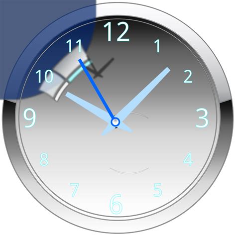 Glossy Blue Clock Png Svg Clip Art For Web Download Clip Art Png