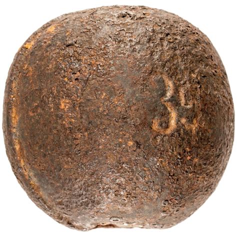 Sold Price C 1775 Revolutionary War Era Naval Use Heavy Iron Ball