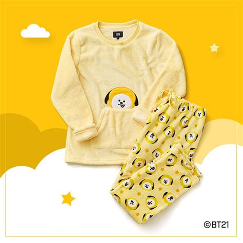 New Bt21 Pajamas Sleepwear Camisa Bts Bts Roupas Moletom Feminino Bts