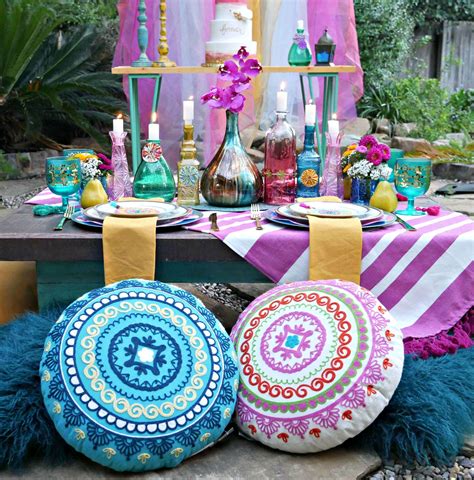 how to diy a bohemian themed party with a cricut — mint event design