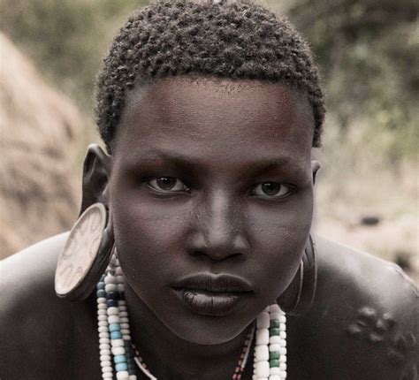 Mursi Woman Ethiopia Ethiopia People Beautiful Black Women African