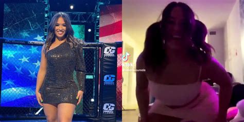 Bellator Fighter Valerie Loureda Goes Viral Twerking On Tiktok In Skimpy Skirt Video
