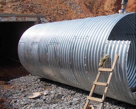 Construction Situation Of Steel Corrugated Pipe Culvert Roofing Sheet