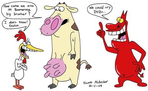 Cow And Chicken Red Guy Devil Ha Ha Ha Ha Ha Cartoon Network 90s 00s