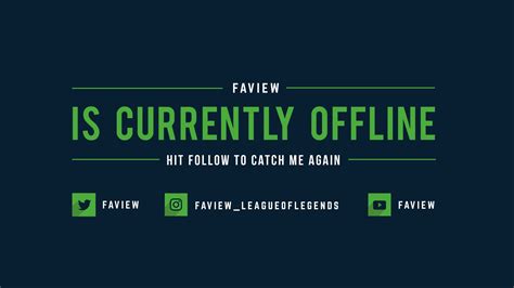 Faview On Twitter Thanks To Streamplaygfx For My New Offline Banner