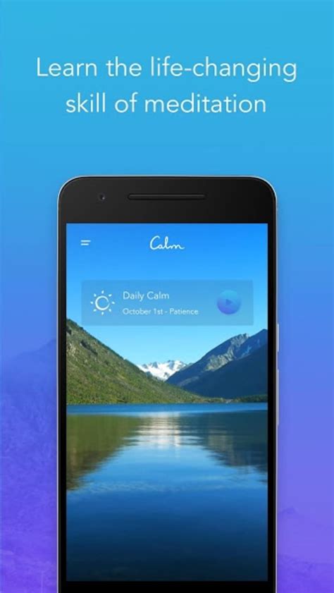 Take advantage of what your u.s. Calm for Android - Download
